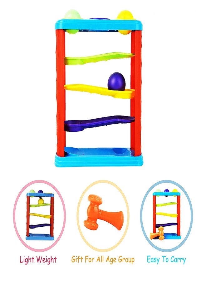 SARASI Crazy Hammer Game for Kids, 3 Rattle Colorful Balls (Multicolor) - Image 5